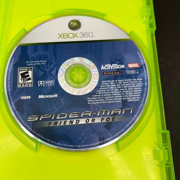 Spider-Man: Friend or Foe (Microsoft Xbox 360, 2007) CIB - Picture 6 of 6